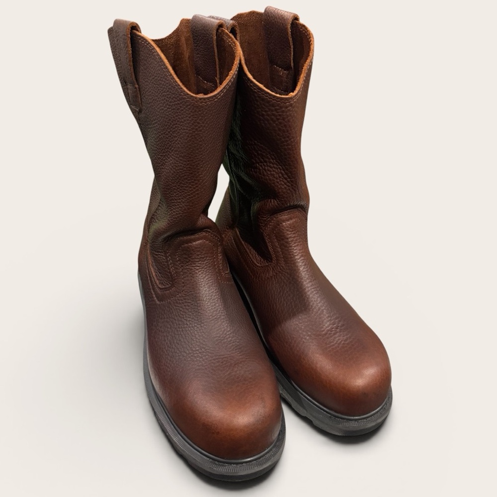 Iron Age Hauler Men's Brown 11" Wellington Work Boot Brown IA0194 Men Size 9 - Picture 7 of 7